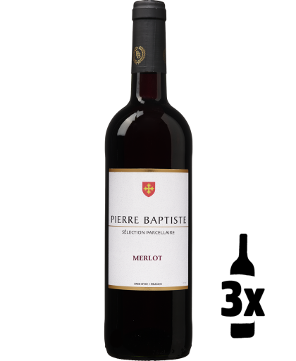 Wijnvoordeel Pierre Baptiste Merlot Probeerpakket (3)