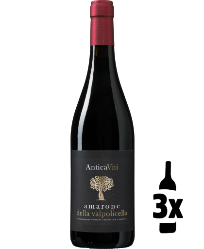 Wijnvoordeel 3 flessen Antica Viti Amarone della Valpolicella Probeerpakket