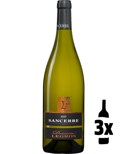 Wijnvoordeel Domaine Legros Sancerre Blanc (3 flessen)