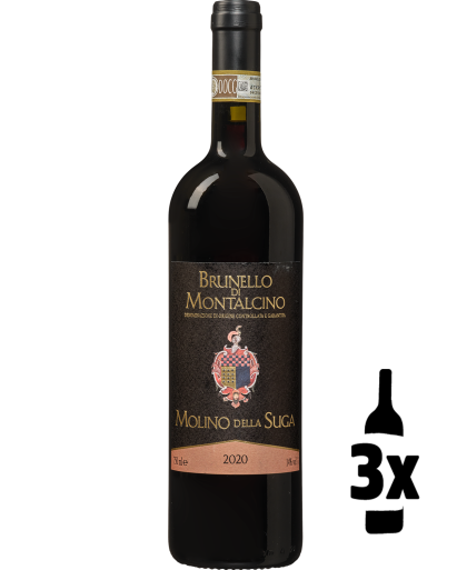 Wijnvoordeel 3 flessen Molino della Suga Brunello di Montalcino Probeerpakket