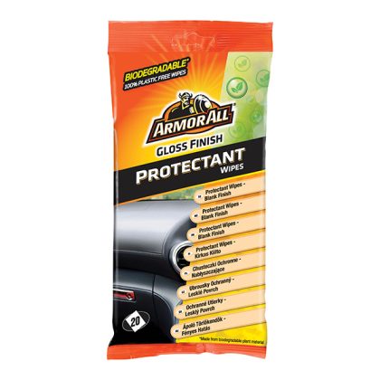 Armor All BioGloss Protectant Wipes 20pc