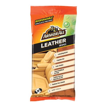 Armor All Bio Leather Wipes 20pcs
