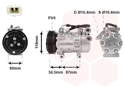 Citroen Airco Compressor 99-02 2.0