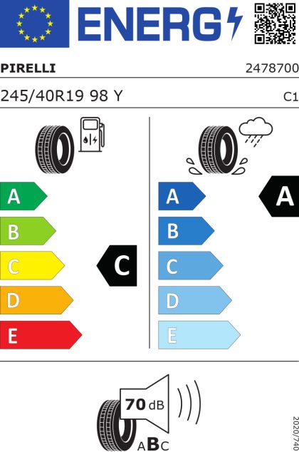 Pirelli Cinturato p 7 RFT XL *