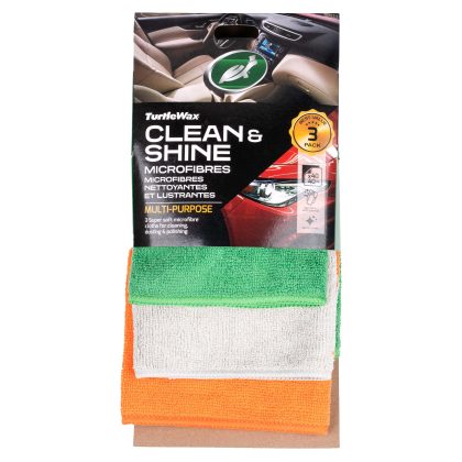 Turtle Wax 54694 Clean & Shine Microfibres 3 stuks