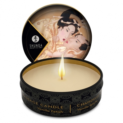 Shunga - Massagekaars Vanille Fetish 30 Ml