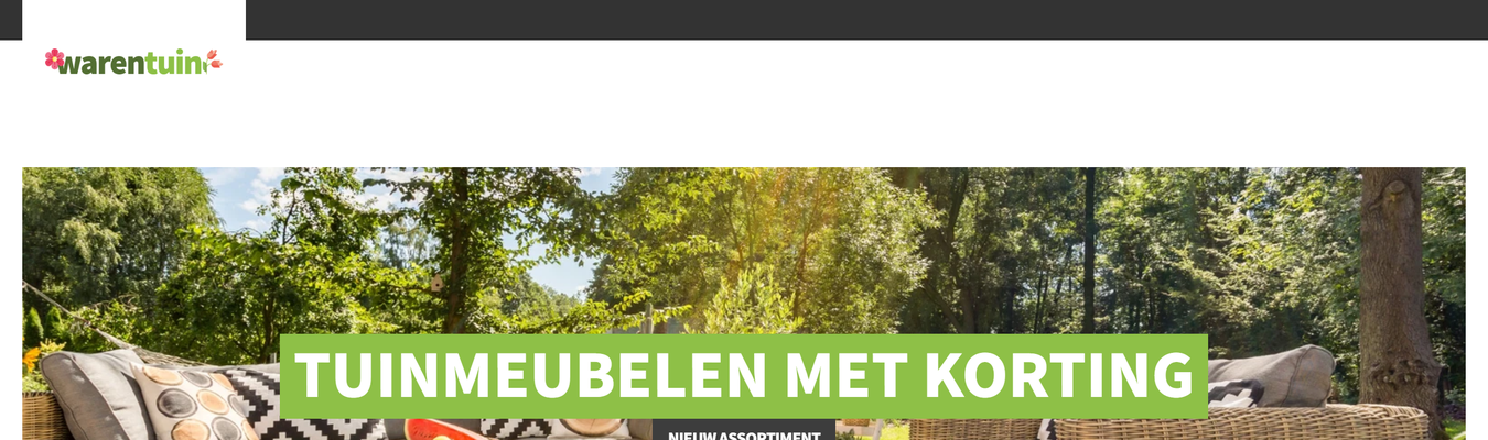 Warentuin.nl homepage